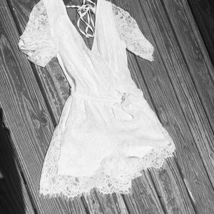 Perfect for summer lace romper